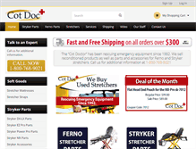 Tablet Screenshot of cotdoc.com